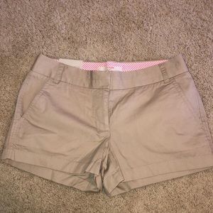 NWT. J crew khaki shorts